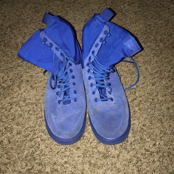 blue air force high top